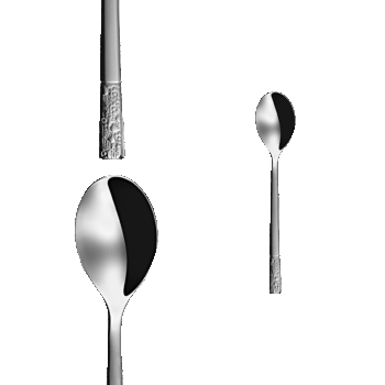 Príborový set Fiori z luxusnej línie Platinum Line spája remeselnú precíznosť s romantickým šarmom. Každý kus je ručne vyrábaný s dutými rúčkami, ktoré zdobí jemný kvetinový vzor. Tento nadčasový dizajn je ideálny pre náročných klientov, ktorým záleží na harmónii v moderných aj rustikálnych interiéroch. Set obsahuje: 4× lyžica 4× vidlička 4× nôž 4× kávová lyžička