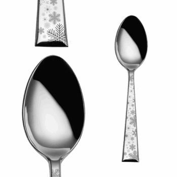 Snívate o ideálnom príbore? Už nemusíte. Príbor Alessandria Snow sme skrášlili motívom vločiek, aby ste viac neváhali. Set obsahuje: 6× lyžica 6× nôž 6× vidlička 6× lyžička na kávu
