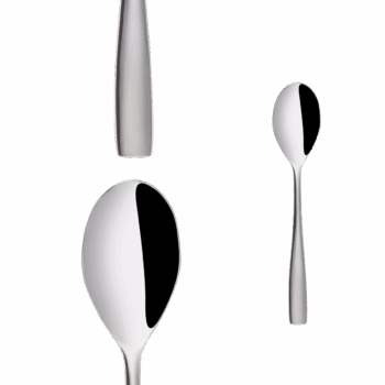 Príbor Anno vyniká nadčasovým, minimalistickým dizajnom s hranatou rúčkou, ktorá v spojení s čistými líniami pôsobí mimoriadne elegantne. Vďaka vyváženým tvarom príbor Anno perfektne zapadne do každej domácnosti. Či už modernej, alebo tradičnej. Set obsahuje: 6 x lyžica 6 x nôž 6 x vidlička 6 x lyžička na kávu
