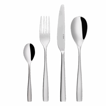 Príbor Anno vyniká nadčasovým, minimalistickým dizajnom s hranatou rúčkou, ktorá v spojení s čistými líniami pôsobí mimoriadne elegantne. Vďaka vyváženým tvarom príbor Anno perfektne zapadne do každej domácnosti. Či už modernej, alebo tradičnej. Set obsahuje: 6 x lyžica 6 x nôž 6 x vidlička 6 x lyžička na kávu
