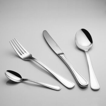 lesklý  VYSKLADAJTE SI PERFEKTNÝ SET Hľadáte príbor na každý deň, no zišli by sa vám aj špeciálne kúsky na jedenie dezertov alebo napríklad limonádová lyžička? Tak si ich jednoducho pridajte k základnému setu vďaka nášmu novému konfigurátoru. Tento inovatívny dizajn ponúka zaujímavú symetriu tvarov. Jej lesklý vzhľad a unikátna rukoväť v tvare slzy je veľmi obľúbená v každej domácnosti. Set obsahuje: 6 x lyžica 6 x nôž 6 x vidlička 6 x lyžička na kávu
