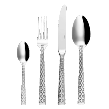 Príborový set Coco je vyrobený z vysokokvalitného materiálu, ktorý si zachováva svoje vlastnosti aj po dlhodobom používaní. Preto je obľúbený u mnohých zákazníkov, ktorý oceňujú nielen kvalitu ale aj elegantný a nadčasový dizajn. Set obsahuje: 6× lyžica 6× vidlička 6× nôž 6× lyžička na kávu