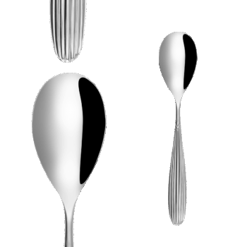 Príbor Eco Light II z línie Platinum Line zaujme svojím jemným a moderným dizajnom. Hladké, pruhované rúčky dodávajú súprave dynamický vzhľad, ktorý pôsobí elegantne a zároveň nadčasovo. Ručne vyrobené kusy sú ľahké, no pevné, ideálne pre každodenné používanie aj špeciálne príležitosti. Eco Light II vnesie na váš stôl šarm a dokonalú harmóniu. Set obsahuje: 6× lyžica 6× vidlička 6× nôž 6× kávová lyžička