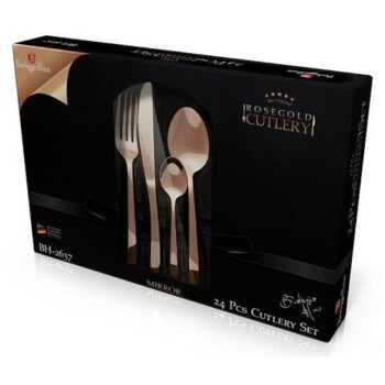 Príborový set 24 ks, mirror, rose gold BH/2637