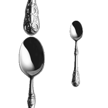 Kráľovský príborový set Bohemia je ukážkou luxusu. Preto patrí do prvotriednej línie Platinum. Na prvý pohľad vás zaujmú bohato zdobené duté rúčky. Oceníte aj jeho tvary, vďaka ktorým sa vám bude pohodlne držať v rukách. Set obsahuje: 6× lyžica 6× vidlička 6× nôž 6× kávová lyžička 6× vidlička na múčnik