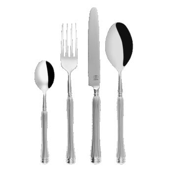 Spoznajte príborového gentlemana, ktorý v sebe nesie eleganciu a kráľovskú tradíciu. Set Adam kombinuje jemný tvar setu Eva s detailmi inšpirovanými súpravou Royal, čím vytvára jedinečný a harmonický dizajn. Masívne, duté rúčky v matnom prevedení vynikajú decentným zdobením, ktoré krásne kontrastuje s lesklou hlavou príboru. Príbor Adam z luxusnej línie Platinum je stvorený pre tých, ktorí hľadajú dokonalosť a štýl pri každom stolovaní. Set obsahuje: 6× lyžica 6× nôž 6× vidlička 6× lyžička na kávu 6× vidlička na múčnik 6× mocca lyžička 1× šalátová lyžica 1× šalátová vidlička 1× lopatka na tortu 1× naberačka na polievku