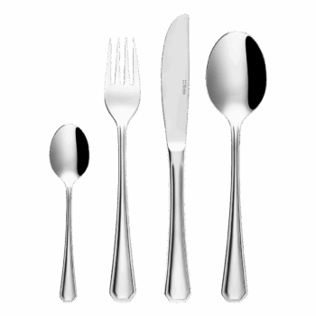 lesklý   Príborový set Oslo z rady Master Chef je vysoko kvalitný sortiment, ktorý bol vyvinutý pre požiadavky náročných zákazníkov. Táto línia zahŕňa kompletný sortimnet servírovania. Set obsahuje: 6× lyžica 6× nôž 6× vidlička 6× dezertná lyžica 6× dezertná vidlička 6× dezertný nôž 6× lyžička na kávu 6× vidlička na múčnik 12× mocca lyžička 6× latte lyžička 6x lyžica na vývar 2× šalátová lyžica 1× šalátová vidlička 1× lopatka na tortu 1× naberačka na polievku