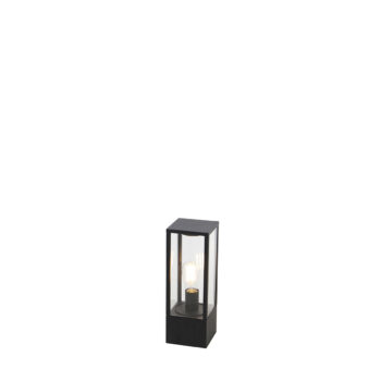 Priemyselná stojaca lampa čierna 40 cm IP44 - Charlois