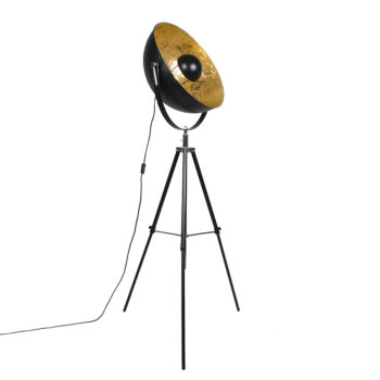 Priemyselná stojaca lampa trojnožka čierna - Magna 50 Eglip
