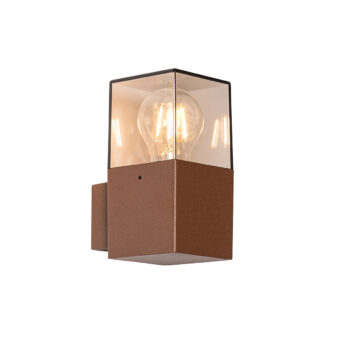 Priemyselná vonkajšia nástenná lampa hrdzavohnedá IP44 - Denmark