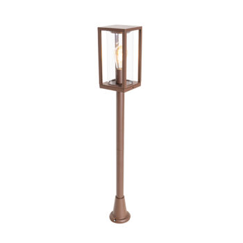 Priemyselná vonkajšia stojaca lampa hrdzavohnedá 100 cm IP44 - Charlois