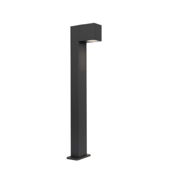 Priemyselná vonkajšia stojaca lampa tmavosivá 65 cm IP44 - Baleno