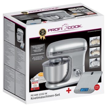 ProfiCook PC-KM 1222 W silber kuchynský robot