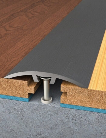 Profilteam, Prechodová lišta Titan brúsený, 900x40 mm, šedá