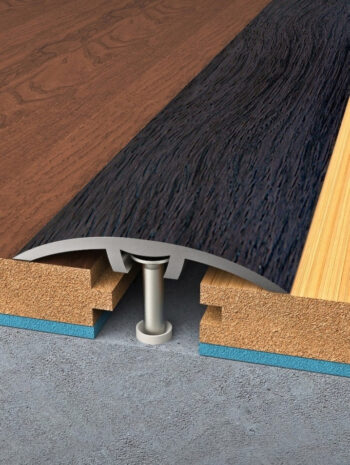 Profilteam, Prechodová lišta Wenge, 2700x40 mm, hnedá