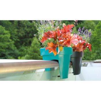 Prosperplast Kvetináč na zábradlie Lofly Railing terakota, 24,5 cm, 24,5 cm