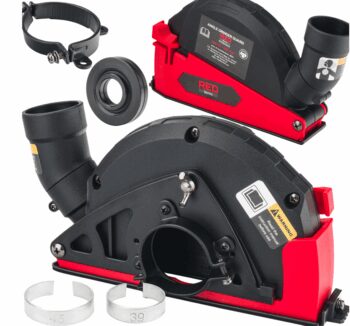 Protiprachový kryt s odsávacím otvorom pre uhlové brúsky 115 mm/125 mm
