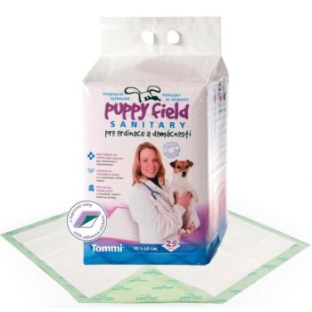 Puppy Field Hygienické podložky pre psov SanitaryPads 25 ks, 90 x 60 cm