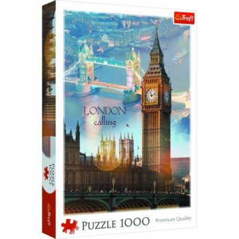 Puzzle Londýn o súmraku, 1000 dielikov, 48x68,3 cm v krabici 27x40x6 cm