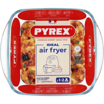 Pyrex Misa zapekacia štvorcová Air Fryer 1 l, 20 x 17 x 6 cm, 1 l