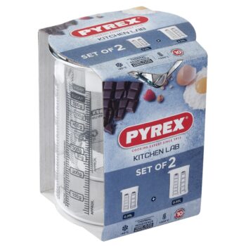 Pyrex Sada sklenených odmeriek 2 ks, 0,25 l + 0,5 l