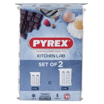 Pyrex Sada sklenených odmeriek 2 ks, 0,25 l + 0,5 l