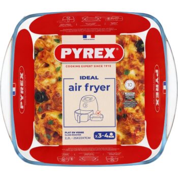 Pyrex Sklenená zapekacia misa štvorcová 2,2 l, 25 x 22 x 7 cm, 2,2 l