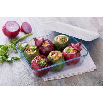 Pyrex Súprava sklenených dóz 2 ks, 1,5 l + 2,6 l