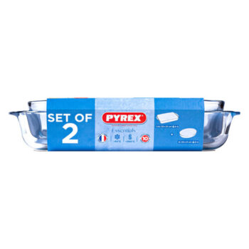 Pyrex Súprava sklenených pekáčov 2 ks, 2,7 l + 2,2 l