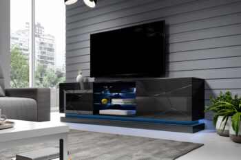 Inšpirujte sa štýlovým TV stolíkom QIU 200, ktorý ponúka úplne novú úroveň komfortu a elegancie. Vo svojom čiernom prevedení, potiahnutý fóliou vysokého lesku so špeciálnymi efektami vytvára jedinečný vzhľad. Za jeho stabilitu zodpovedá pevná konštrukcia, ktorá dodáva Vášmu interiéru neuveriteľná…