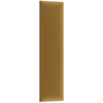 Obdĺžnikový čalúnený panel na stenu Quito 15x60 cm - zlatá je moderný doplnok do interiéru, ktorý pridá štýl a eleganciu do každej miestnosti. Tento produkt je určený pre ženy aj mužov, ktorí hľadajú jedinečné a vkusné dekorácie.