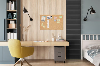 Obdĺžnikový čalúnený panel na stenu Quito od značky NABBI je moderný doplnok do interiéru, ktorý pridá štýl a eleganciu do každej miestnosti. S jeho rozmierami 20x50 cm a hĺbkou 3,5 cm sa dokonale hodí na akúkoľvek stenu. Panel je vyrobený z kvalitnej látky, peny a DTD, čo zaručuje jeho dlhú…