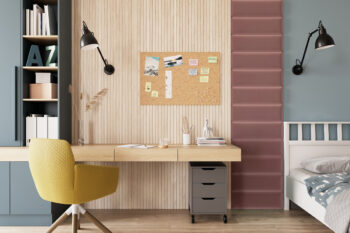 Obdĺžnikový čalúnený panel na stenu Quito 20x50 cm - ružová je moderný doplnok do interiéru, ktorý pridá štýl a eleganciu do každej miestnosti. Tento panel je vyrobený z kvalitnej látky, ktorá je ľahko udržiavateľná - stačí ju utierať namokro. Jeho svetlá ružová farba dodáva priestoru jemnosť…