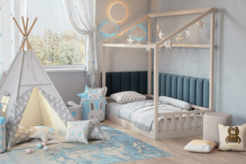 Obdĺžnikový čalúnený panel na stenu Quito od značky NABBI je ideálnym doplnkom do každého moderného interiéru. S jeho rozmery 20x50 cm a svetlomodrou farbou prinesie do vášho domova sviežosť a eleganciu. Panel je vyrobený z kvalitnej látky, ktorá je ľahko udržiavateľná - stačí ju utierať namokro…