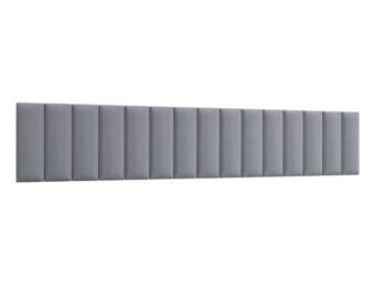 Obdĺžnikový čalúnený panel na stenu Quito 20x60 cm - svetlosivá je moderný doplnok do interiéru, ktorý pridá štýl a eleganciu do každej miestnosti. Tento panel je vyrobený z kvalitnej látky, ktorá je jednoduchá na údržbu - stačí ju utierať namokro. Jeho svetlosivá farba dodáva priestoru sviežosť…