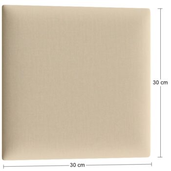 Štvorcový čalúnený panel na stenu Quito 30x30 cm v béžovej farbe je moderným doplnkom do interiéru. Tento hranatý panel značky NABBI je vyrobený z kvalitnej látky, peny a DTD, čo mu dodáva pevnosť a odolnosť. S jeho jednoduchou montážou si poradí každý a môže byť umiestnený na akúkoľvek stenu vo…