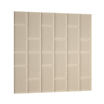 Štvorcový čalúnený panel na stenu Quito 30x30 cm v béžovej farbe je moderným doplnkom do interiéru. Tento hranatý panel značky NABBI je vyrobený z kvalitnej látky, peny a DTD, čo mu dodáva pevnosť a odolnosť. S jeho jednoduchou montážou si poradí každý a môže byť umiestnený na akúkoľvek stenu vo…