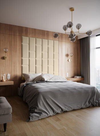 Štvorcový čalúnený panel na stenu Quito 30x30 cm v béžovej farbe je moderným doplnkom do interiéru. Tento hranatý panel značky NABBI je vyrobený z kvalitnej látky, peny a DTD, čo mu dodáva pevnosť a odolnosť. S jeho jednoduchou montážou si poradí každý a môže byť umiestnený na akúkoľvek stenu vo…