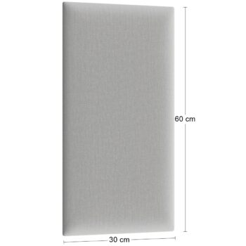 Obdĺžnikový čalúnený panel na stenu Quito 30x60 cm - svetlosivá je moderný doplnok do interiéru, ktorý pridá štýl a eleganciu do každej miestnosti. Tento panel je vyrobený z kvalitnej látky, ktorá je ľahko udržiavateľná - stačí ju utierať namokro. Jeho svetlosivá farba dodáva priestoru jemnosť…