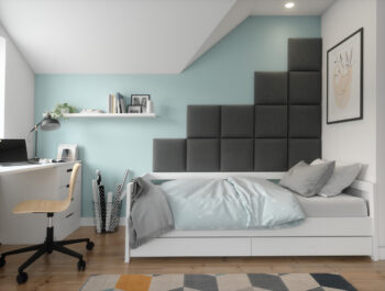 Štvorcový čalúnený panel na stenu Quito 40x40 cm - čierna je moderný doplnok do interiéru, ktorý pridá štýl a eleganciu do každej miestnosti. Tento panel je vyrobený z kvalitnej látky, ktorá je odolná a ľahko sa udržuje. Stačí ho utierať namokro a bude vyzerať ako nový.