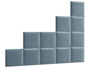 Štvorcový čalúnený panel na stenu Quito od značky NABBI je ideálnym doplnkom do každého interiéru. S jeho rozmiermi 40x40 cm a hĺbkou 3,5 cm sa hodí na akúkoľvek stenu a vytvorí moderný a štýlový vzhľad. Panel je vyrobený z kvalitnej látky, ktorá je ľahko udržiavateľná - stačí ju utierať namokro…