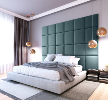 Štvorcový čalúnený panel na stenu Quito od značky NABBI je ideálnym doplnkom do každého interiéru. S jeho rozmiermi 40x40 cm a hĺbkou 3,5 cm sa hodí na akúkoľvek stenu a vytvorí moderný a štýlový vzhľad. Panel je vyrobený z kvalitnej látky, ktorá je ľahko udržiavateľná - stačí ju utierať namokro…