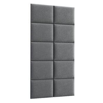 Obdĺžnikový čalúnený panel na stenu Quito od značky NABBI je moderným doplnkom do interiéru. S jeho rozmierami 40x50 cm a hĺbkou 3,5 cm sa dokonale hodí na akúkoľvek stenu. Panel je vyrobený z kvalitnej látky, peny a DTD, čo zaručuje jeho dlhú životnosť a odolnosť.