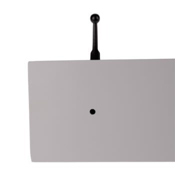 KONDELA Raman vešiakový panel sivá / čierna – Obrázok 5