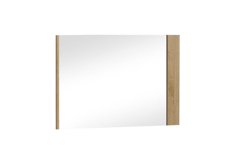 RANDER N10 zrkadlo Zrkadlo RANDER ponúka jednoduché linie so zaujímavým dizajnovým prevedením rámu. Štýlová štruktúra dreva a teplé farebné tóny vytvára unikátny celok, ktorý sa stane ozdobou interiéru. Oceníte aj kombináciu použitých materiálov.Na výrobu zrkadla bola použité sklo, kvalitná prírodná dýha a lamino doska. Tá nie je náročná na údržbu, čo ocenia najmä ženy. Farebné prevedenie rámu je v odtieni RIBBECk. Rozmery (š/v): 120 x 80 cm. V rovnakom dizajnovom a farebnom prevedení ponúkame ďalšie prvky RANDER aj obývaciu zostavu.