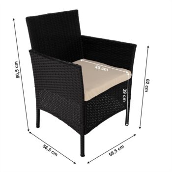 RATANA je elegantný záhradný nábytok, ktorý splní vaše očakávania a vytvorí dokonalé prostredie pre relax a oddych. Tento 4-dielny set, ktorý obsahuje dvojsed s vankúšmi, dve kreslá s vankúšmi a konferenčný stolík, je ideálnou voľbou pre vašu záhradu, terasu či balkón. Vďaka modernému…
