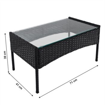 RATANA je elegantný záhradný nábytok, ktorý splní vaše očakávania a vytvorí dokonalé prostredie pre relax a oddych. Tento 4-dielny set, ktorý obsahuje dvojsed s vankúšmi, dve kreslá s vankúšmi a konferenčný stolík, je ideálnou voľbou pre vašu záhradu, terasu či balkón. Vďaka modernému…