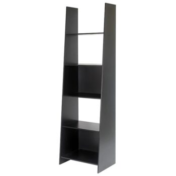 Praktický rebríkový regál DEKATO oživí Vašu kúpeľňu, obývaciu izbu, spálňu či študentskú izbu a bude skvelým pomocníkom. Minimalistický, vzdušný a funkčný dizajn, ktorý nikdy neomrzí. Rozmery regálu sú (ŠxHxV): 54x38x186 cm. Regál obsahuje päť políc, ktoré sa ujmú knižiek, hračiek, dekorácií,…