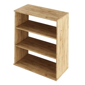 Prijmite pomocnú ruku v podobe praktického regálu RESITA TYP 4. Vďaka jednoduchému dizajnu pristane každej domácnosti. Jeho rozmery sú (ŠxHxV): 70,6x35x79,5 cm. Vyrobený je z laminovanej DTD (drevotriesková doska) v pôvabnom farebnom prevedení dub artisan. Ponúka aj praktický úložný priestor…