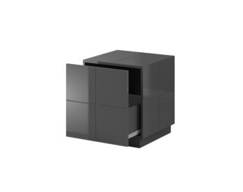 CAMA MEBLE Reja nočný stolík (2 ks) grafit lesk - Image 2